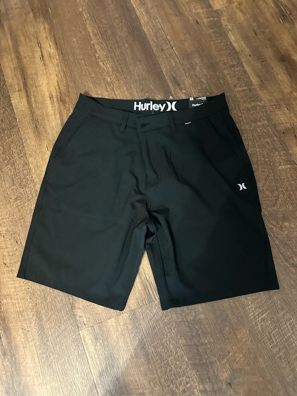 Hurley Black Men's Hybrid Performance Shorts